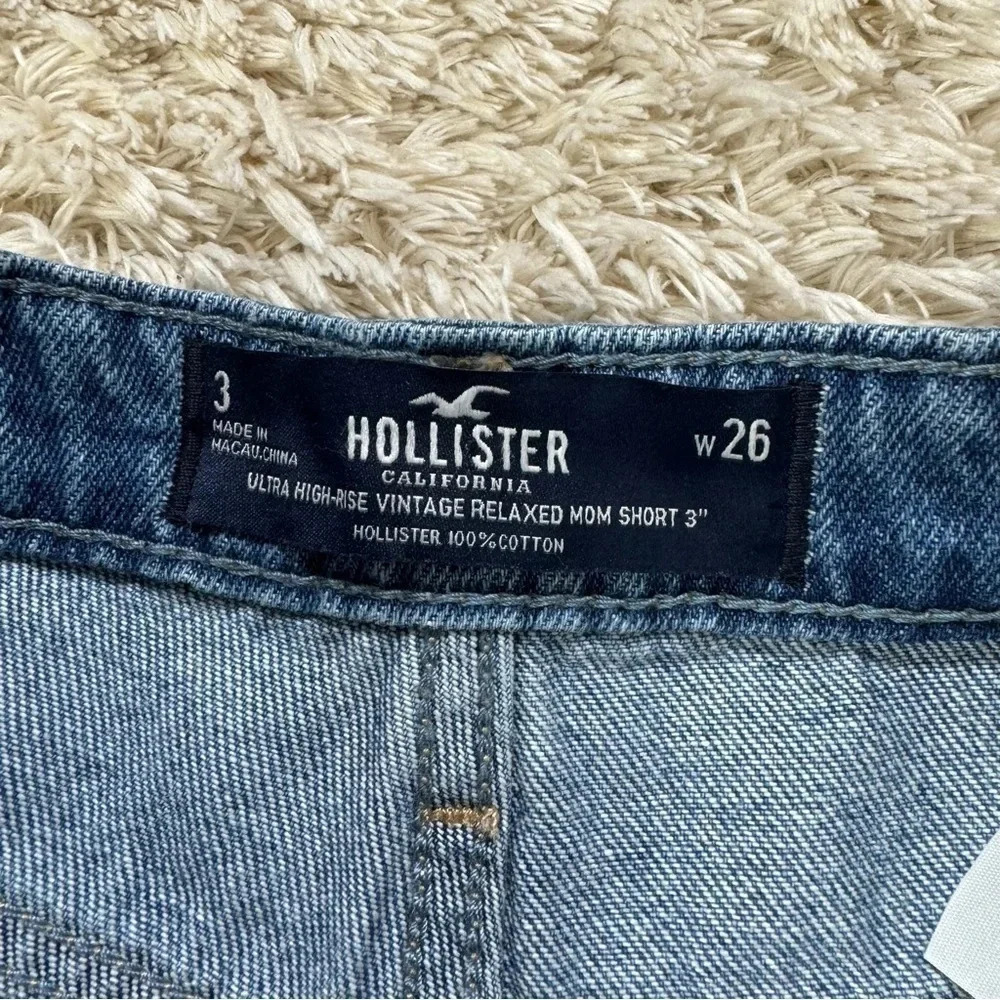 Hollister Womens Ultra high rise Denim Shorts size W26 - Picture 7 of 11
